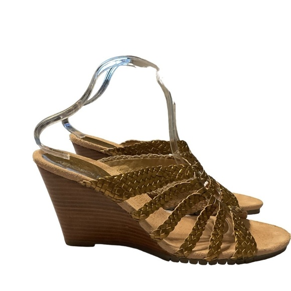 Aerosoles golden wedge sandals size‎ 9.5 - Picture 5 of 8